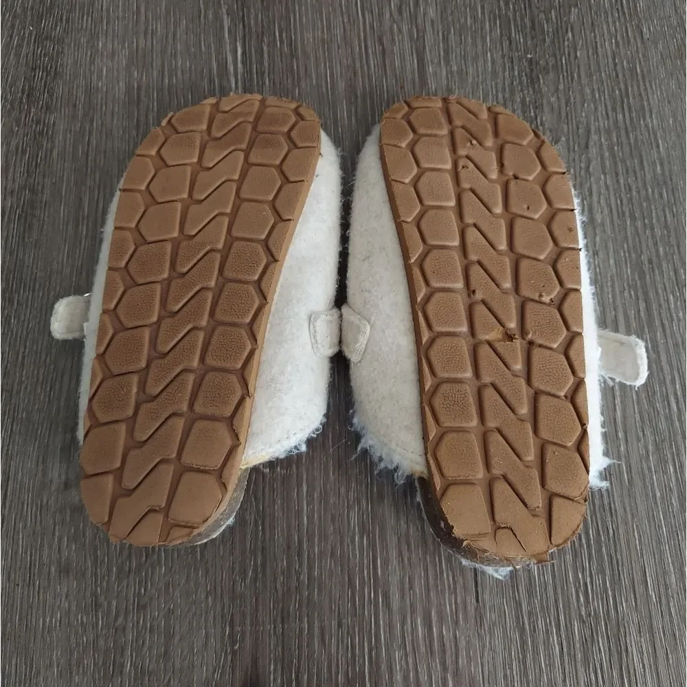 Gap Sherpa Clogs Ivory Beige Heather Size 10/11